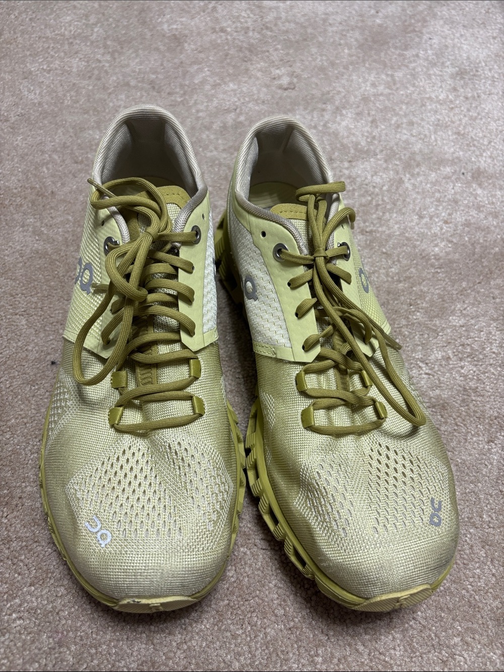 On Cloud X Helion CloudTec Running Athletic Shoes in Glad Citron Green Size 9
